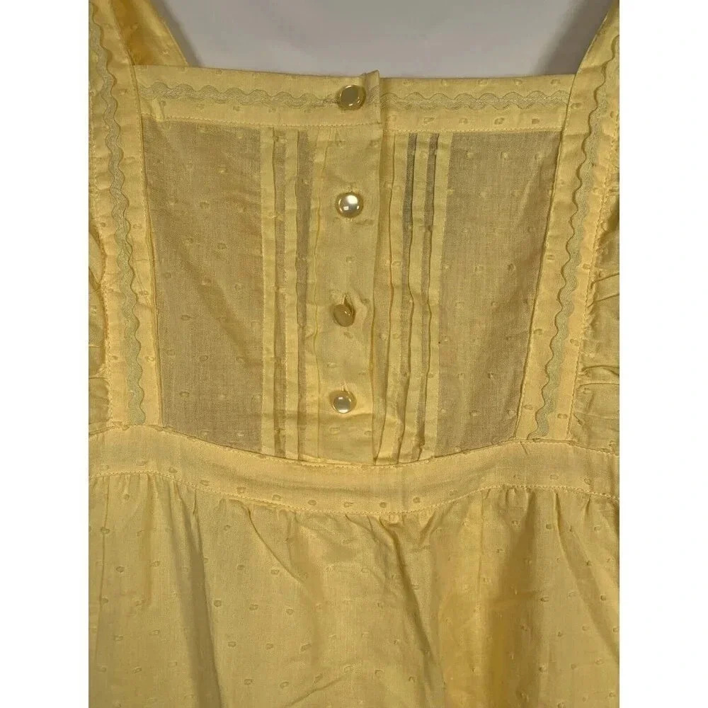 Sam & Max Yellow Ruffle Mini Dress - Picture 2 of 12